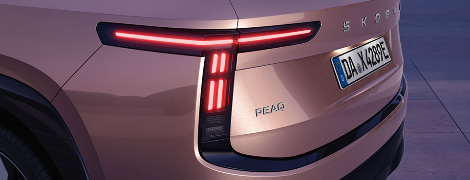 Peaq seitlich hon hinten Rücklichteransicht