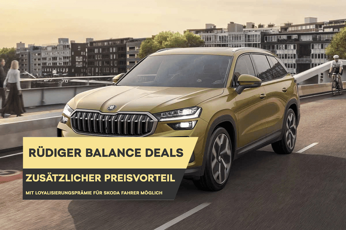 Goldener Kodiaq von vorne