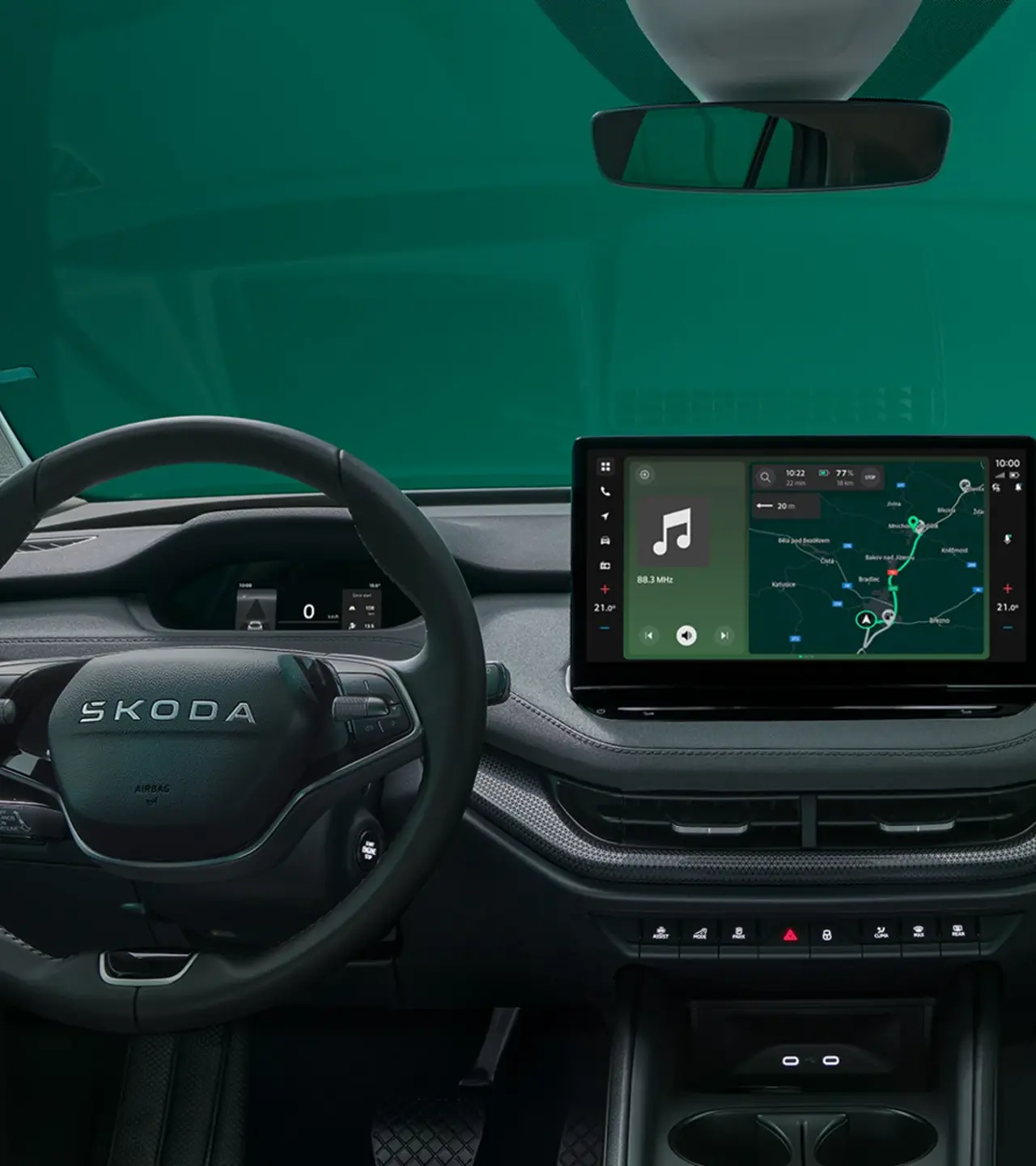 Innenraum Skoda Elroq