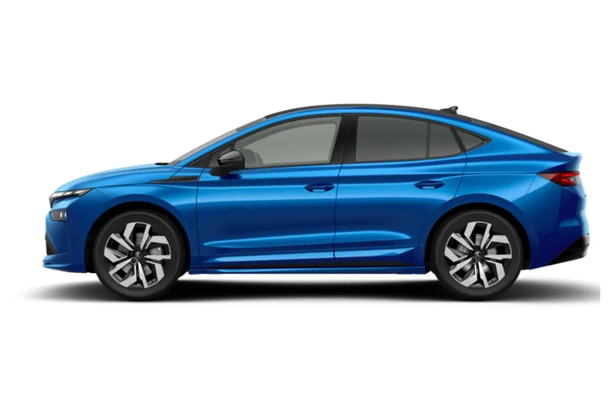 blauer Enyaq Coupe